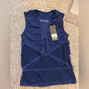 Le Col Unisex Pro Mesh Sleeveless Base Layer Navy